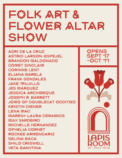 Folk Art & Flower Altar Show