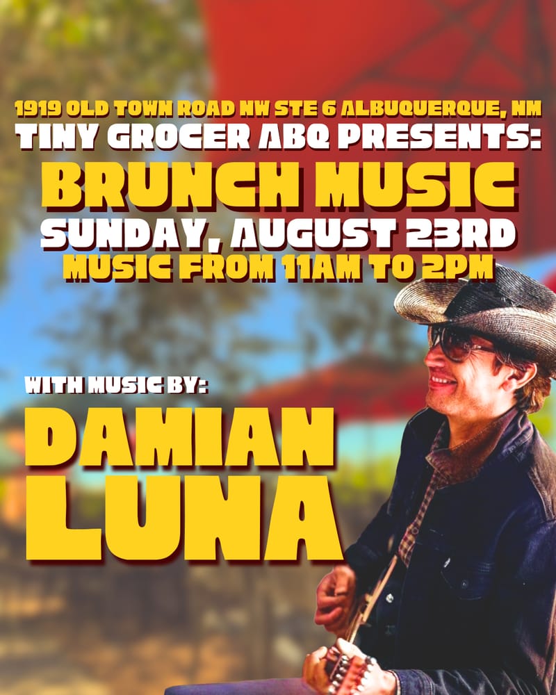 Sunday Brunch Music — Sunday, August 23, 2026