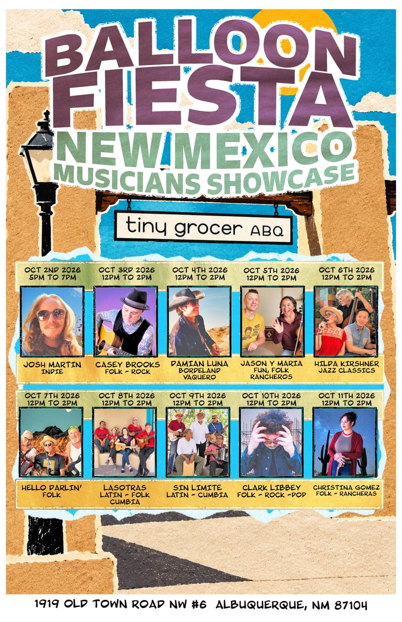 BALLOON FIESTA NEW MEXICO MUSICIANS SHOWCASE — Oct 2 – 11, 2026