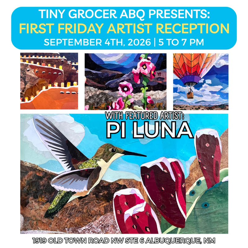 First Friday Artist Reception — Friday, September 4, 2026