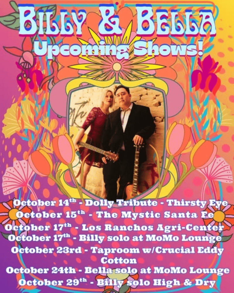 Billy & Bella Live — Friday, October 23, 2026