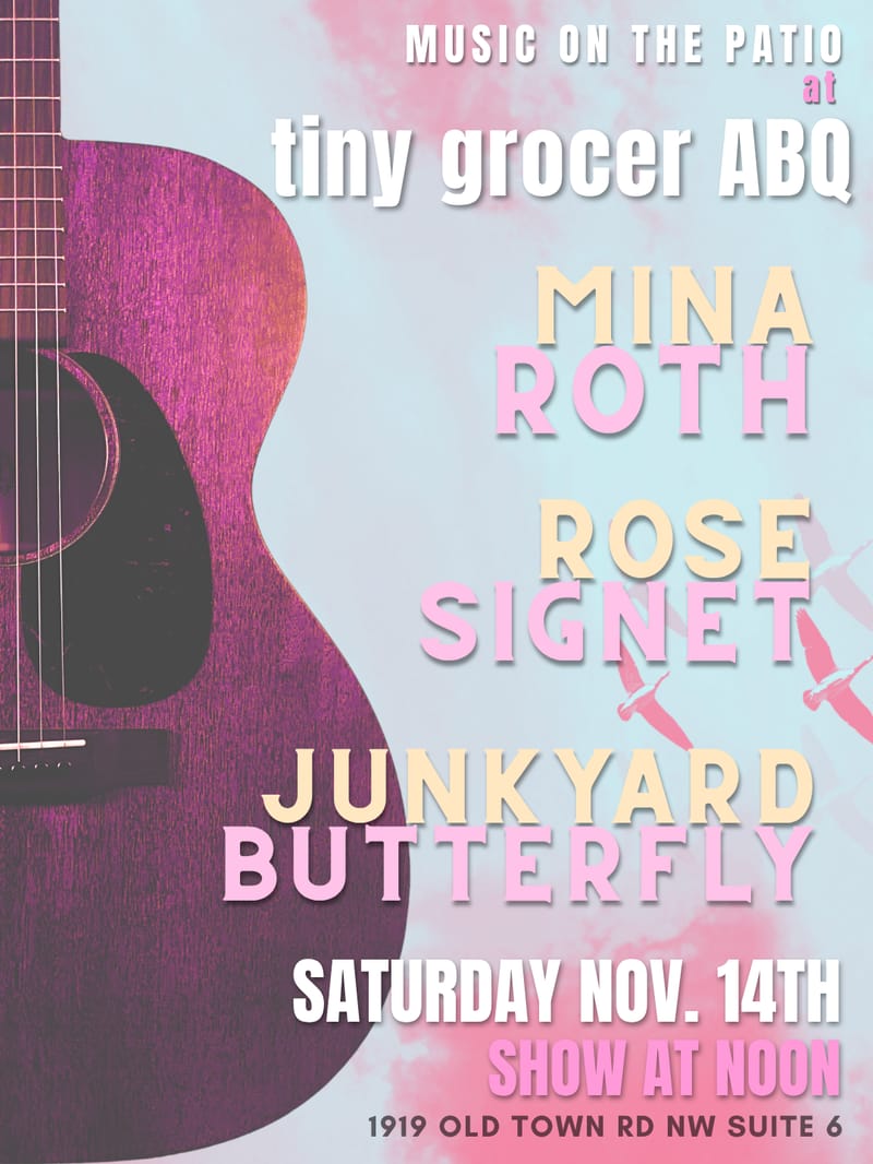 Music on the Patio — Saturday, November 14, 2026