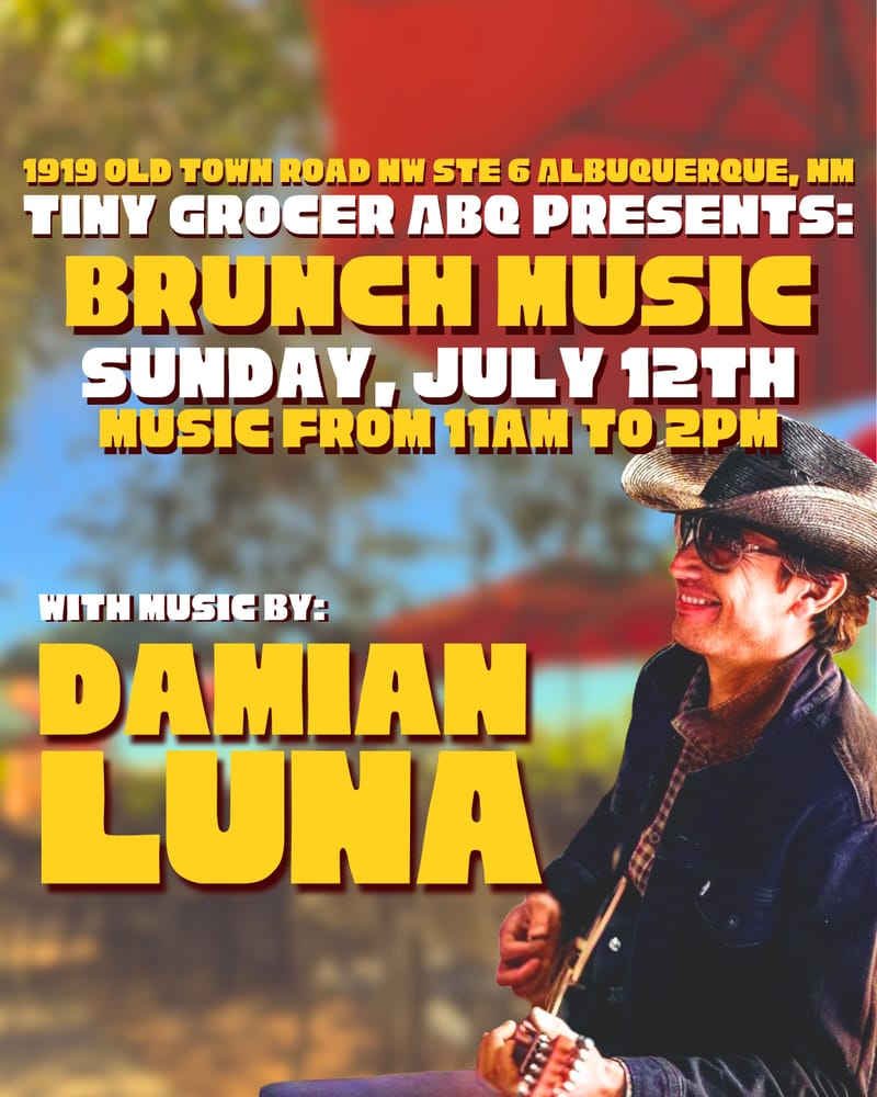 Sunday Brunch Music — Sunday, July 12, 2026