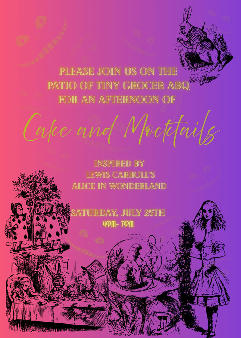 Cake and Mocktails — Saturday, July 25, 2026