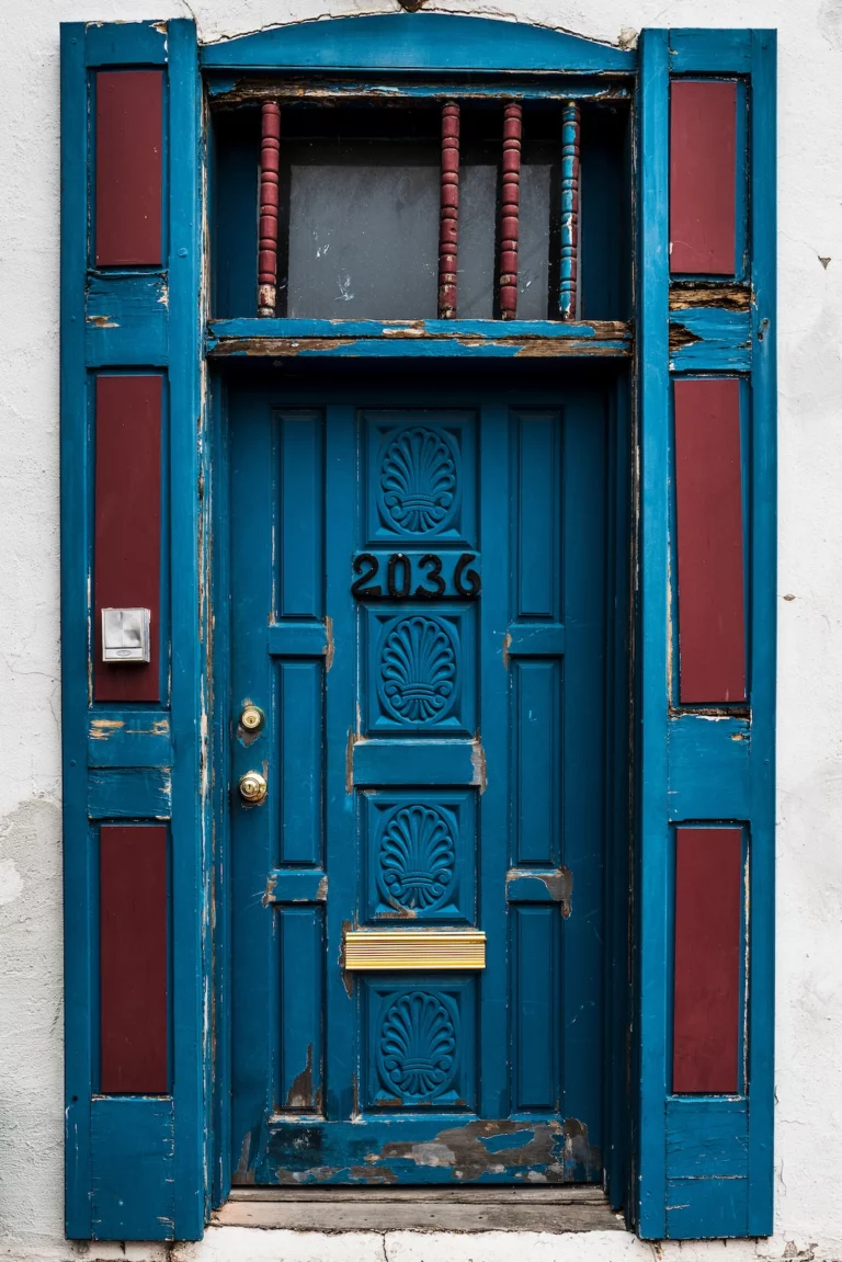 Blue Door in Old Town Albuquerque